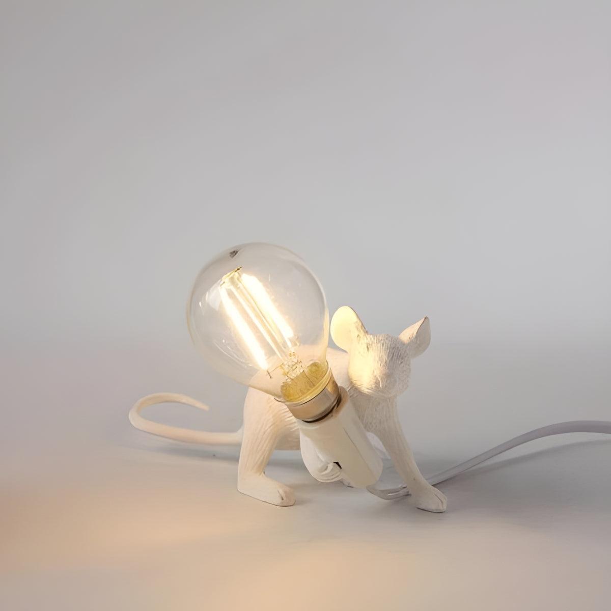 Quirky Mouse Figurine Table Lamp