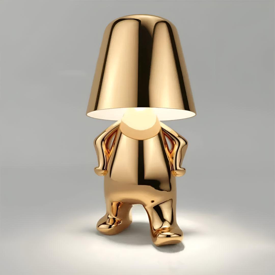 Rechargeable Person LED Table Lamp with Touch Control