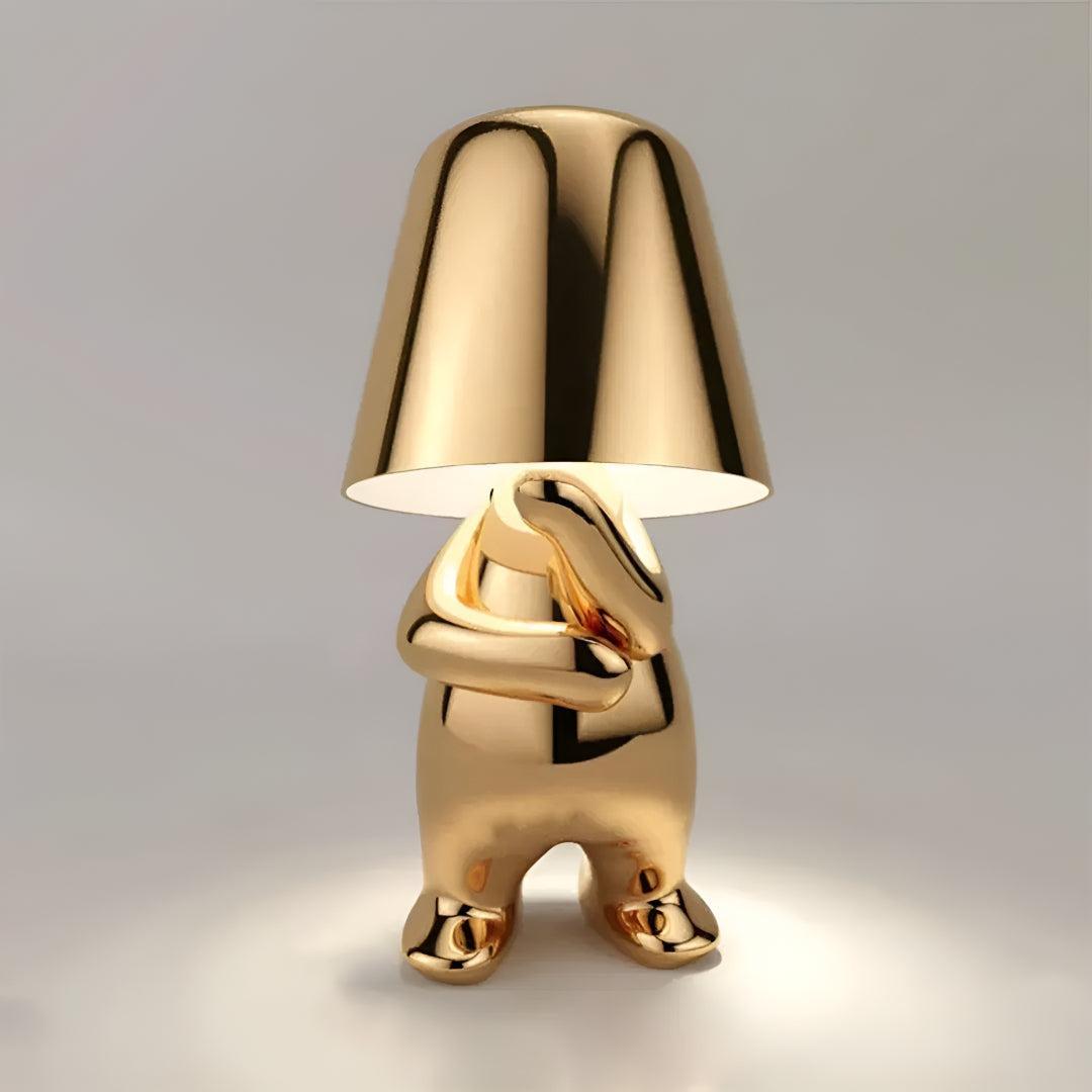 Rechargeable Person LED Table Lamp with Touch Control