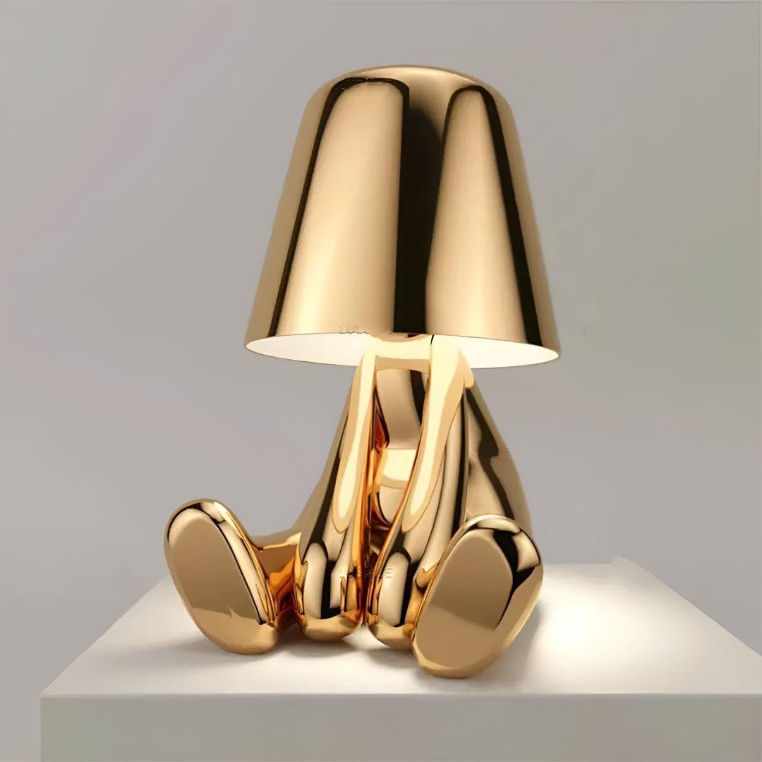 Rechargeable Person LED Table Lamp with Touch Control
