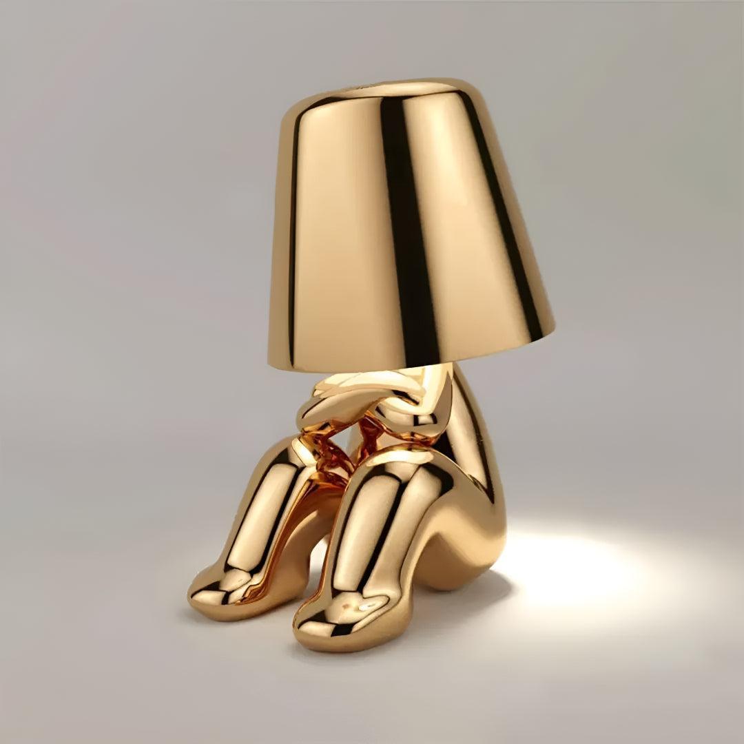 Rechargeable Person LED Table Lamp with Touch Control