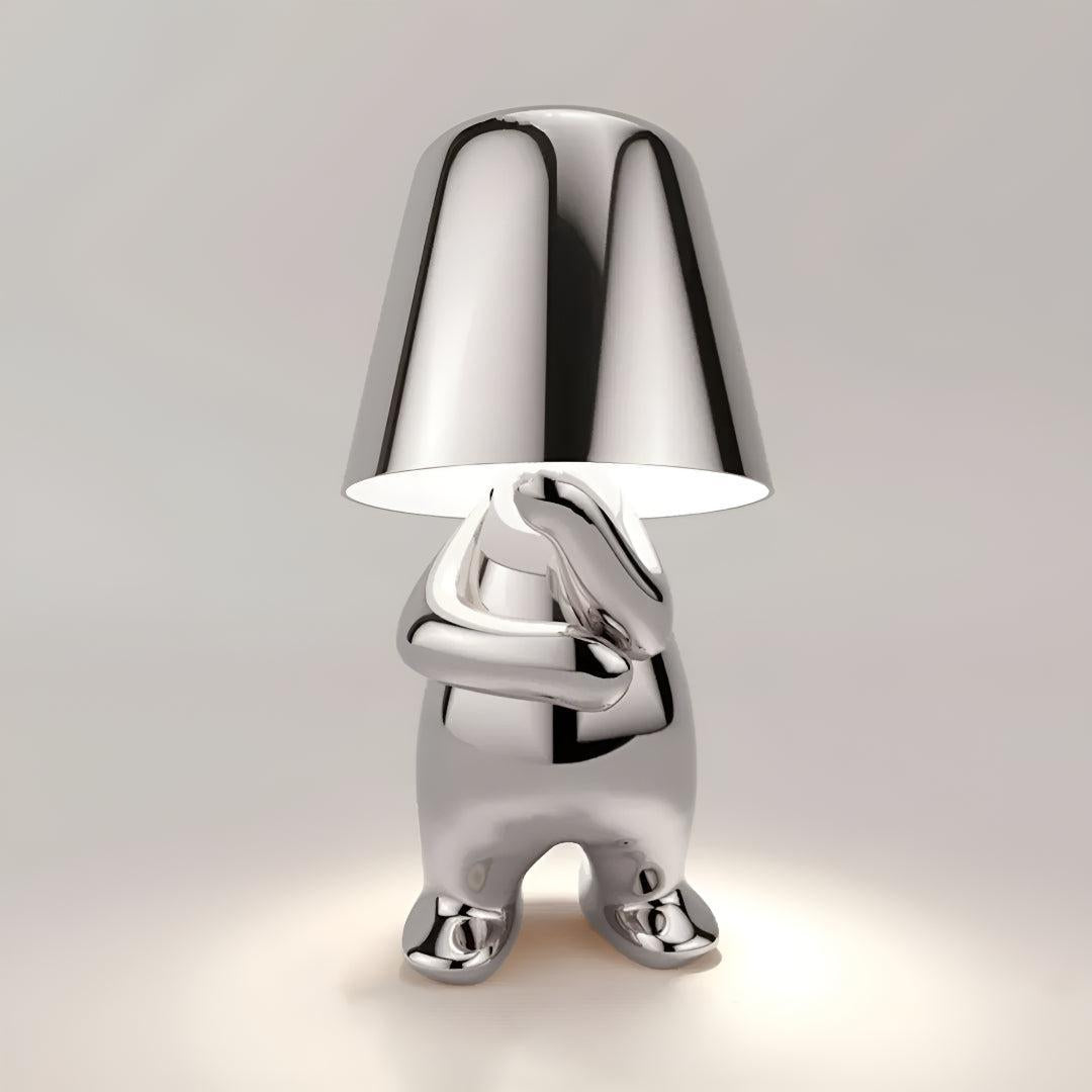 Rechargeable Person LED Table Lamp with Touch Control