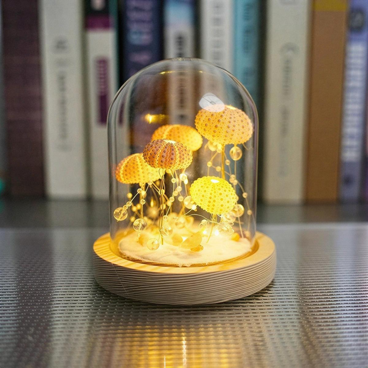 Rechargeable Sea Urchin Table Lamp With Atmospheric Light