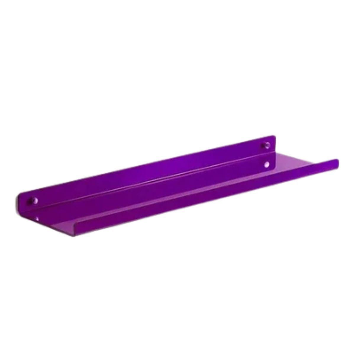 Retro Acrylic Floating Wall Shelf For Home Storage And Display