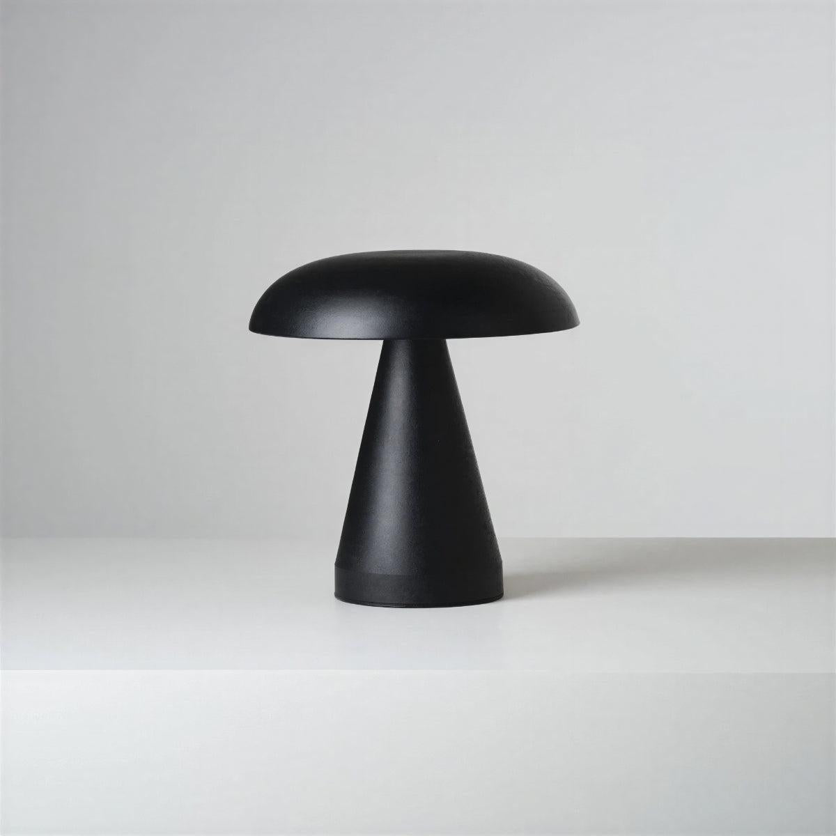 Retro Mushroom Styled Rechargeable Table Lamp With Battery Operated Light