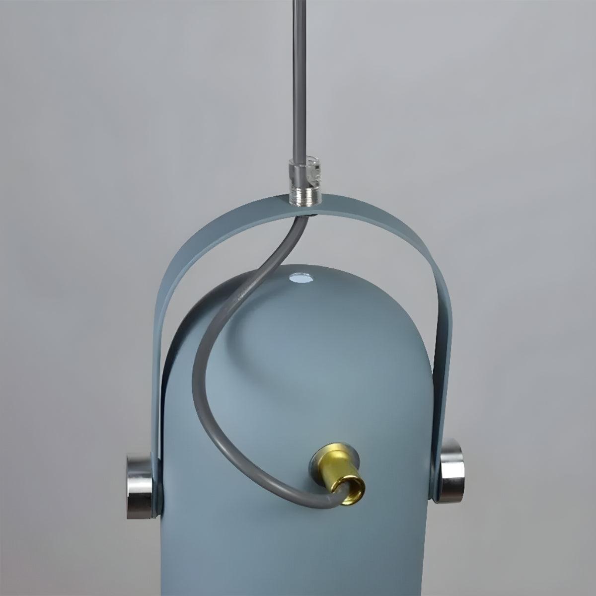 Scandinavian Ceiling Pendant Light Fixture With Adjustable Swivel Shade
