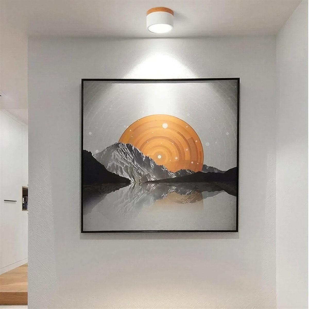 Simple Flush Mount Cylindrical Ceiling Light Downlight Fixture