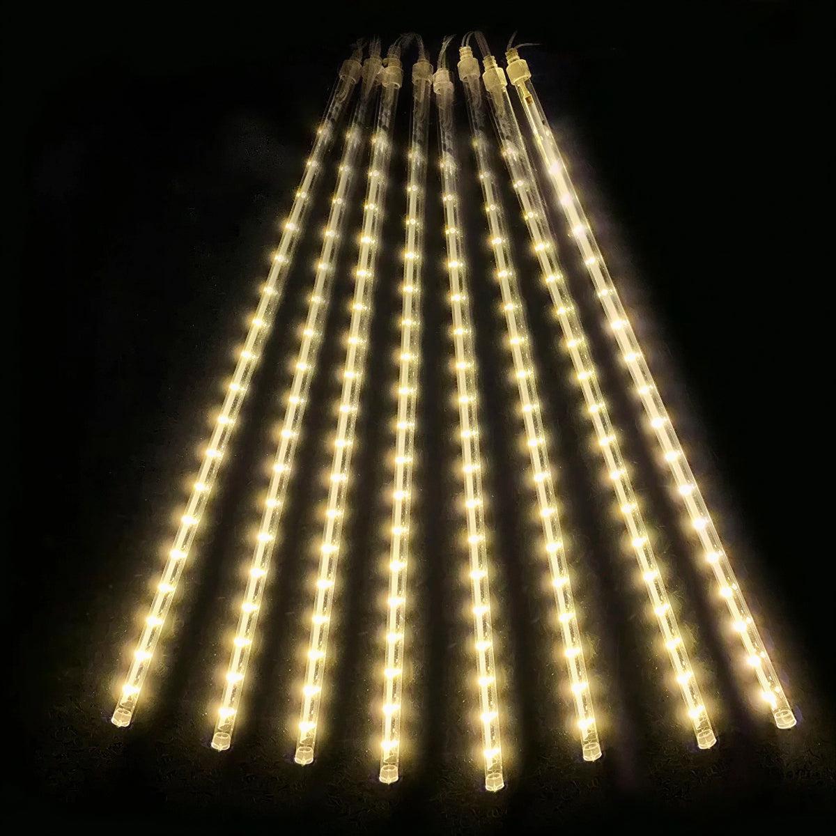 Solar Garden Light With Meteor Shower Design For Outdoor Trees