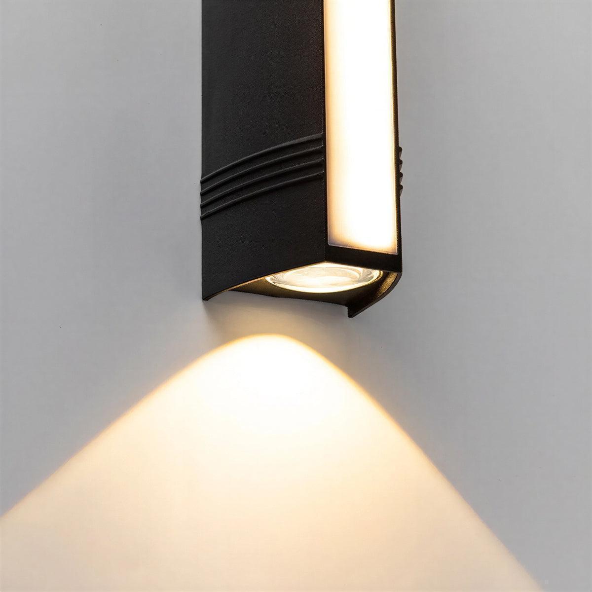 Ultra Bright Up-Down Exterior Wall Light For Outdoor Use