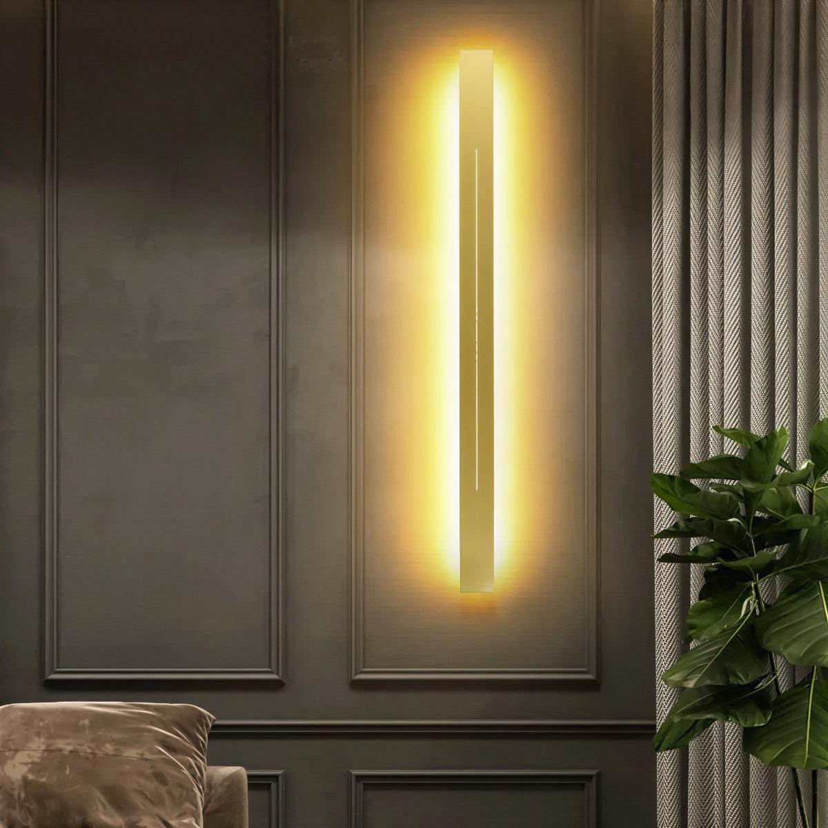 Vertical Wall Light For Living Room And Bedroom with Minimalist Bar Design Lighting