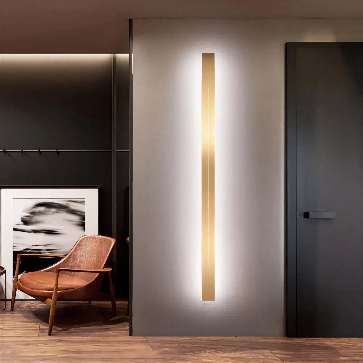 Vertical Wall Light For Living Room And Bedroom with Minimalist Bar Design Lighting