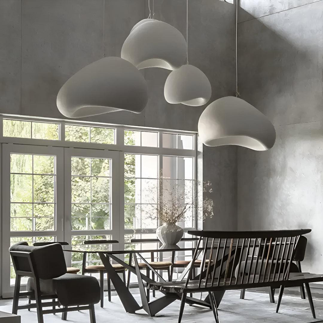 Wabi Sabi Ceiling Pendant Light With Warm Ambient Glow