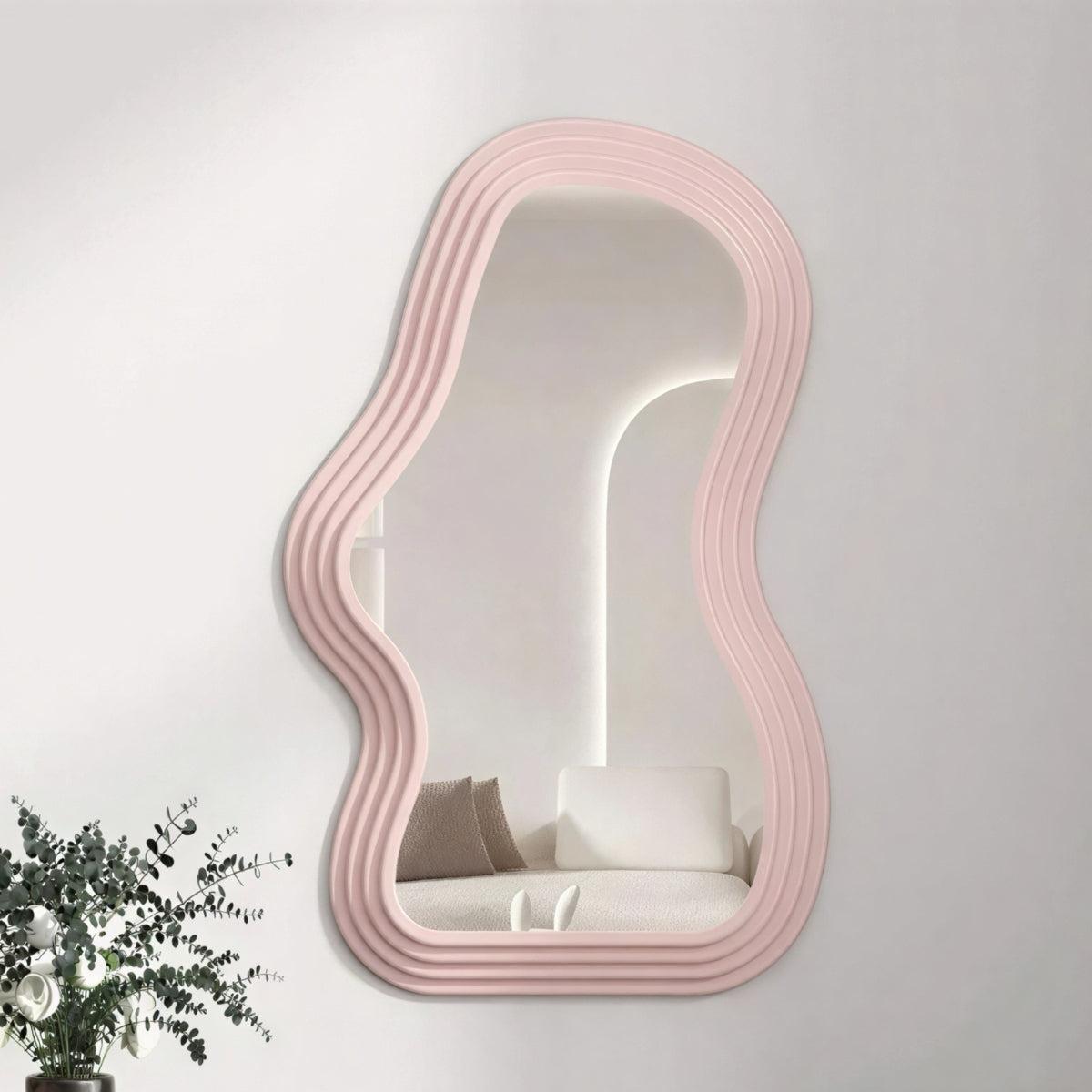 Wall Mirror With Cloud Shape For Decoration