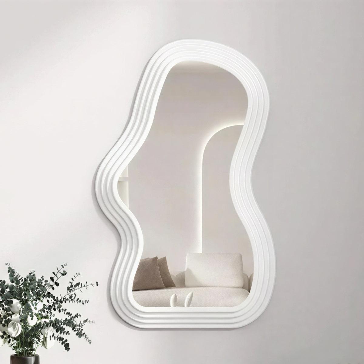 Wall Mirror With Cloud Shape For Decoration