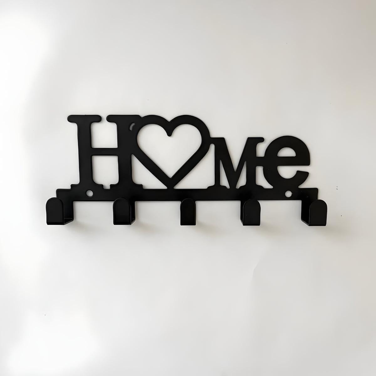 Wall Mounted Key Rack and Key Hanger With Home Heart Design