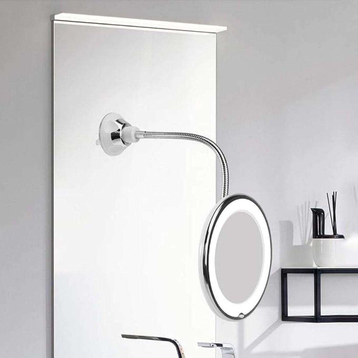 Wall Mounted Vanity Mirror With Lights And 10x Magnification For Makeup
