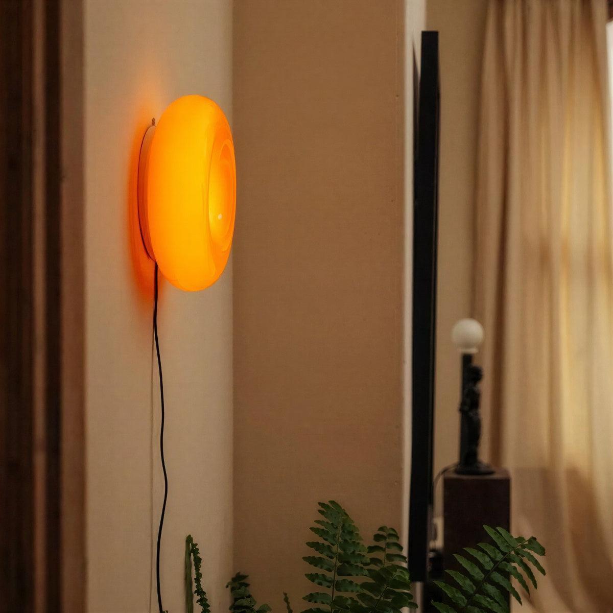 Wall and Table Lamp Light With Bauhaus Styled Dimmable Atmospheric Donut