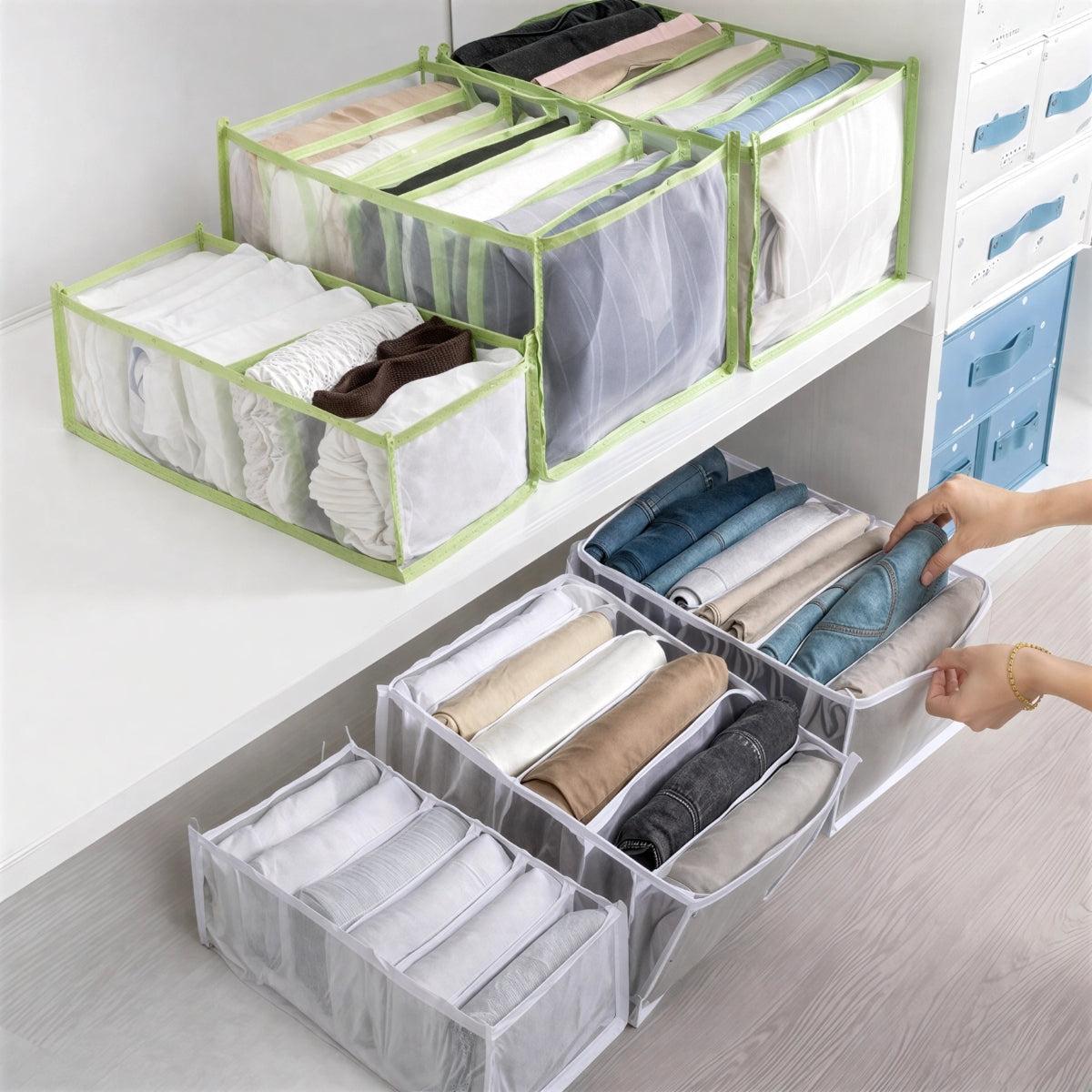 Wardrobe Organiser And Drawer Dividers For Efficient Clothes Storage